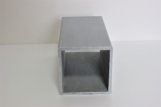 Lightweight Pultrusion FRP Square Tube 3 Inch High Tensile Grey