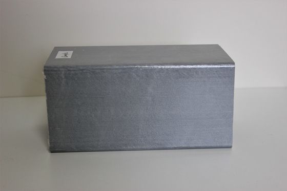 Lightweight Pultrusion FRP Square Tube 3 Inch High Tensile Grey